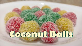 Coconut Balls Recipe|Tasty Food Kitchen|#coconutballs