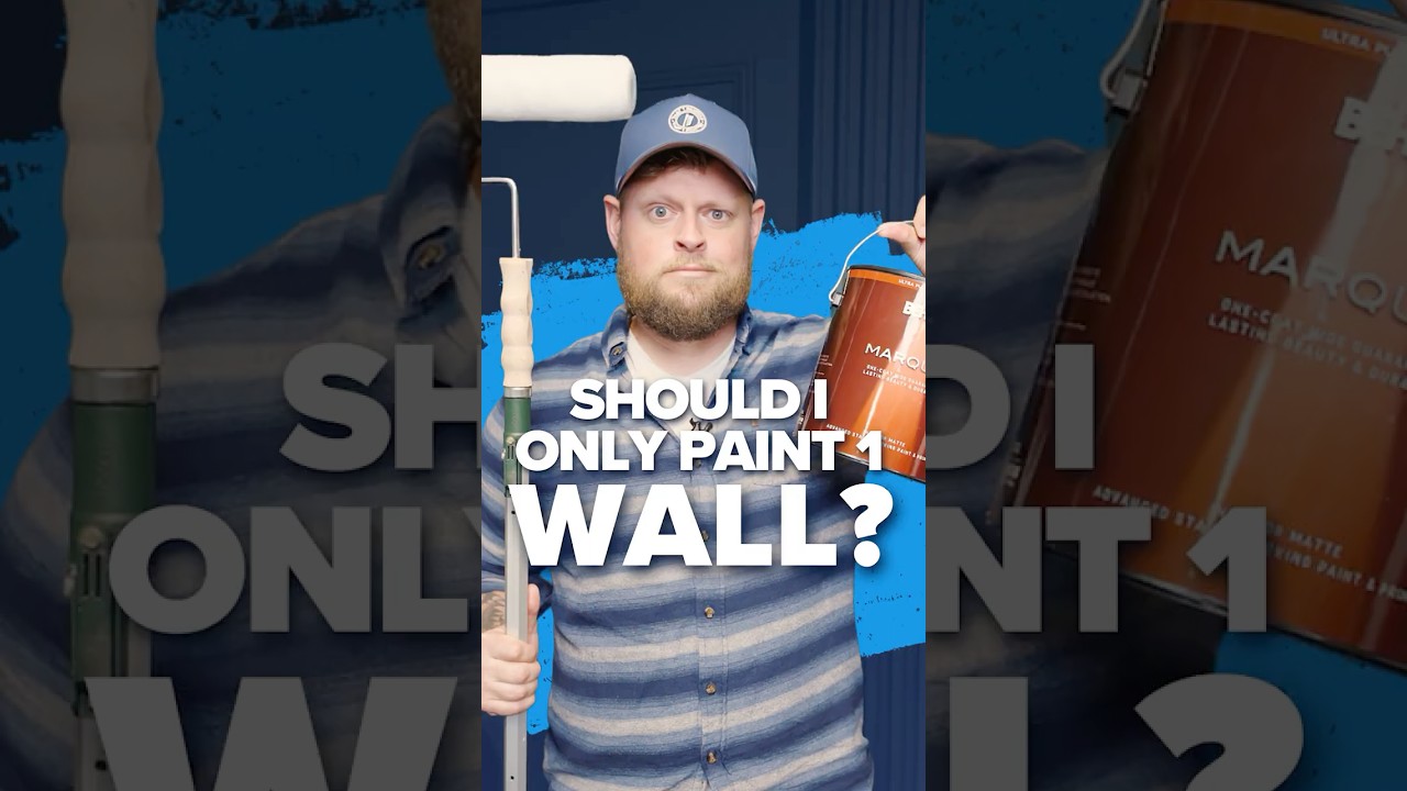 Should I Only Paint One Wall? Accent Wall Guide, watch the video