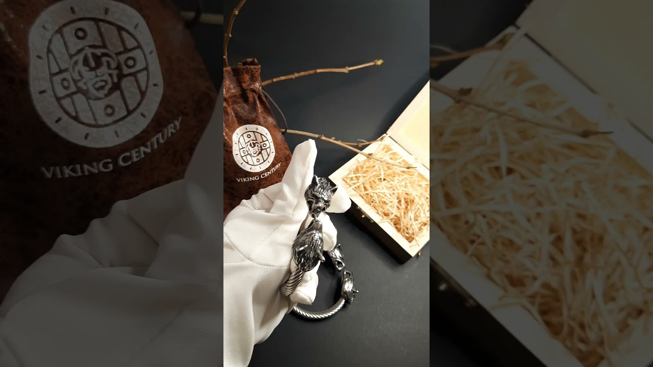 Double Wolf Bracelet | Viking Century | Viking Symbol | Vikings | Jewelry | Wolf Bracelet | Wolfs