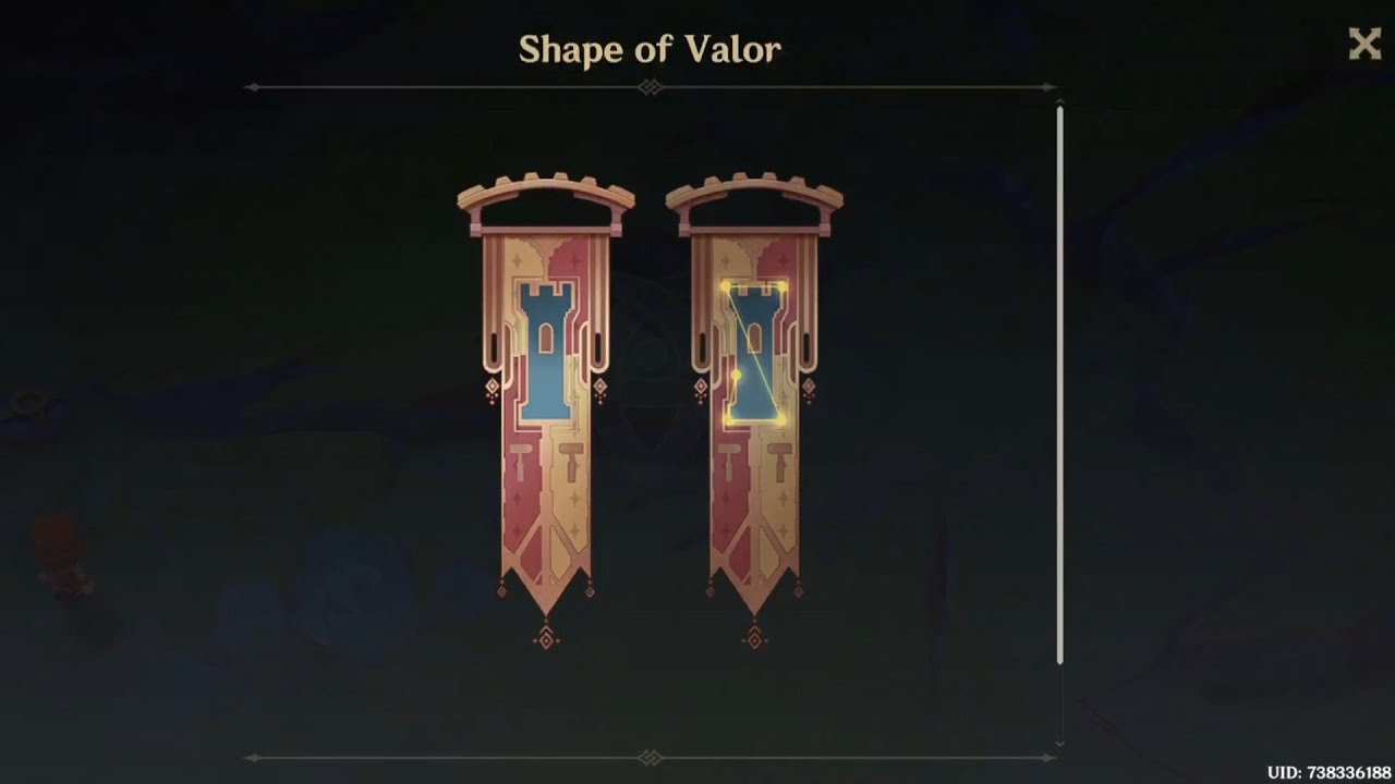 Shape of Valor Complete the Oracle Pillar's picture Genshin Impact