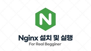 Nginx 입문·실전 - 1.3. Nginx 설치 및 실행하기