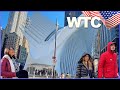 【4K】WALK New York City NY 2022 World Trade Center Memorial WTC NYC in Christmas