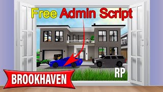 ROBLOX Brookhaven RP | Admin Script | Working | 2021 | Pastebin