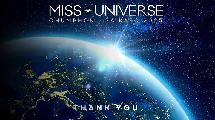 Final Miss Universe Chumphon - MissUniverseSaKaeo 2025 💫