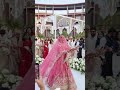 Sakshi sindwani  raghav arora wedding entry 