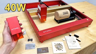 Powerful Laser Engraver (40W) - xTool D1 Pro | Unboxing and Test