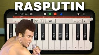 How to play RASPUTIN on Garageband screenshot 1