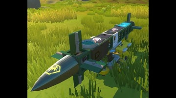 Scrap Mechanic missile demonstartion