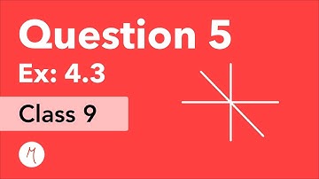 Class 9 | Chapter 4 | Exercise 4.3 Question 5 | Linear Equations in two variables| NCERT (Old Book)