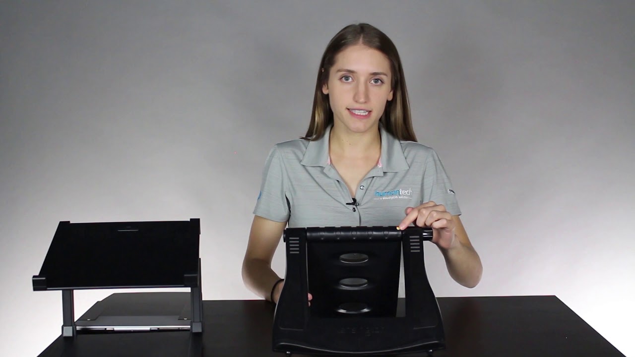 Kensington SmartFit® Easy Riser™ Laptop Riser - YouTube