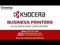 Kyocera Laser Printers Small to Medium Businesses