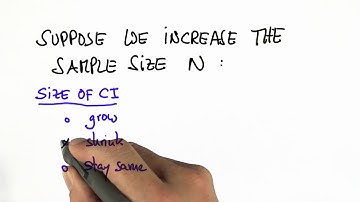 Size Of CI - Intro to Statistics