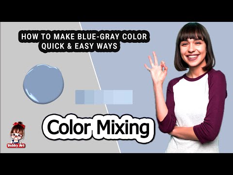 Video: Vilken färg gör blå & grå?