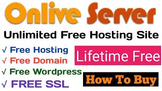 Onlive Server | Lifetime Free Hosting + Free Domain + Wordpress with Free SSL | Web Hosting Provider