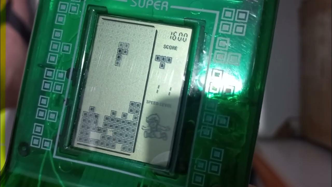 Antigo Mini Game XY-8022 - com 3 Fitas - Anos 90