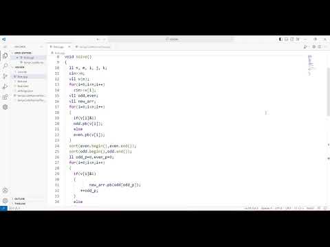 B. Parity Sort | Codeforces Round 888 (Div. 3) | Codeforces solution
