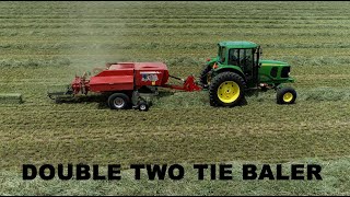 Double TwoTie Baler Baling Hay and Straw