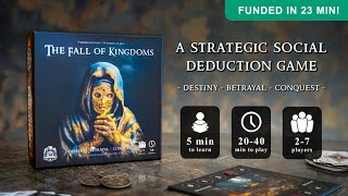 Now on Kickstarter: The Fall of Kingdoms: A Thrilling Game of Strategy & Deception