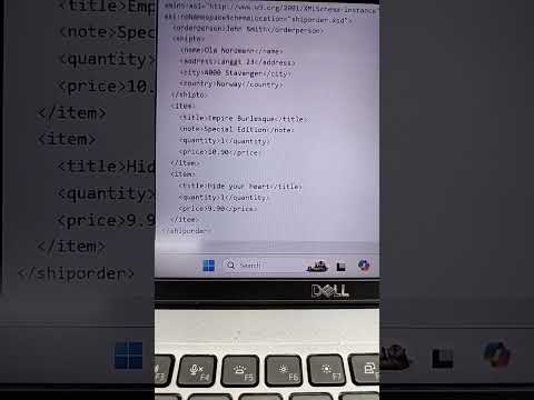 simple XML document