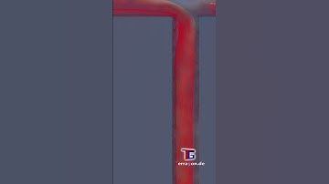 Closed Gutter with Downpipe #computationalfluiddynamics with #openfoam #shortscience