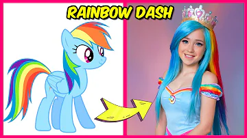 My Little Pony Characters as Humans & their favorite Drinks! (and favorite things) | Rainbow Dash