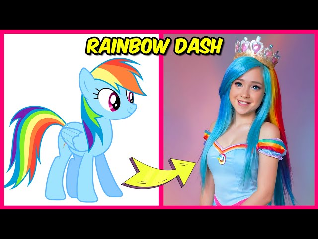 My Little Pony Characters as Humans & their favorite Drinks! (and favorite things) | Rainbow Dash class=
