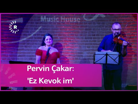 Pervin Çakar'dan tarihi Erbil Kalesi'nde 'Ez Kevok im' performansı