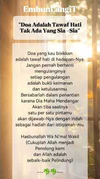 Tawaf Hati #Hasbunallah#MuslimDaily #RenunganMalam#HikmahAllah #FYPReligi #fypindonesia#renunganhati