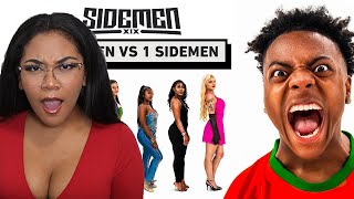 COUPLE REACTS TO 20 WOMEN VS 1 SIDEMEN: SPEED EDITION | REACTION BEST SIDEMEN VIDEO