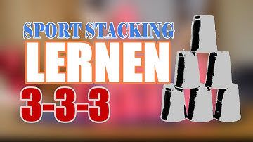 Sport Stacking Lernen/Tutorial 3-3-3 (German)