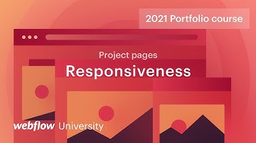 Responsive design on CMS-driven project pages — Build a custom portfolio in Webflow, Day 8