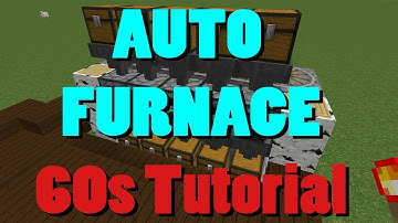 Auto Furnace 1.8+ Tutorial (Survival) (Easy) (Minecraft)