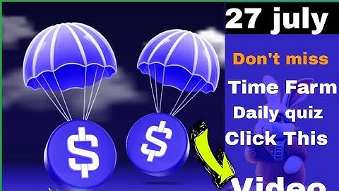 Time Farm Airdrop Daily Quiz and Answer| When was the London Hard Fork upgrade implemented on the