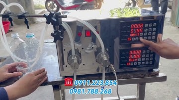 Máy chiết rót chất lỏng 2 vòi bơm bánh răng