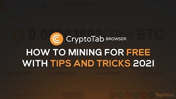 How to Mining Faster on CryptoTab Browser for FREE | Tips and Tricks 2021