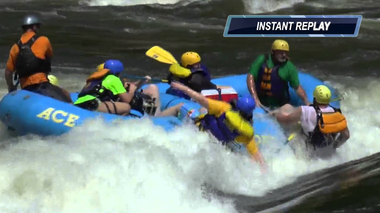 White Water Rafting Wipe Outs - YouTube