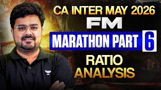 Ratio Analysis Revision Marathon | Concept + Questions | CA Inter FM l CA Aditya Sharma | ICAI