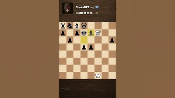 Beating ChessGPT bot with just one Pawn #chess #checkmate #chatgpt #shorts
