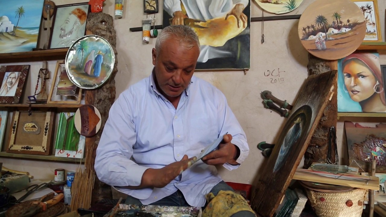 Tunisia Djerba Fatou Dar Jilani Amazing Artist / Tunisie Djerba Fatou Dar Jilani Artiste incroyable