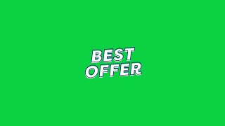 online shopping flash sale limited sales buy now animation effect green green @boomeffect3548