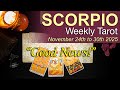 SCORPIO 🔮 "YOU'RE IN A POWERFUL POSITION!" November 24 - 30 2025 | Intuitive Tarot Reading