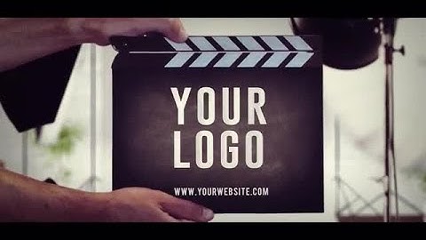 Clapper Studio Logo After Effects Templates