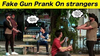 Fake G-U-N Prank On Strangers - Sharik Shah Pranks