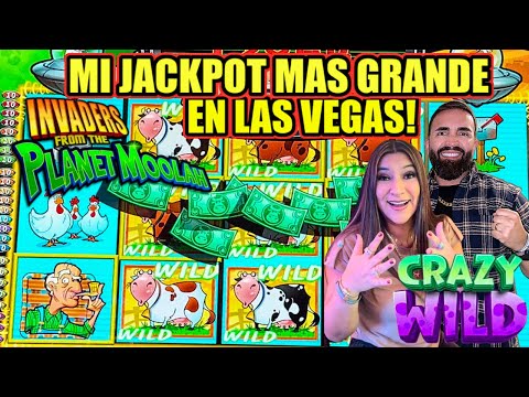 WILD! MI JACKPOT MÁS GRANDE DEL 2024 ! Y FUE EN PLANET MOOLAH SLOT LAS VEGAS !