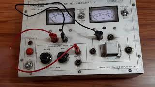 Thermal Radiation Physics Practical BSc