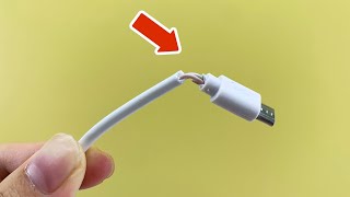 Don't Throw Away Broken Charging Cable ! Easy Way To Fix It And Save Your Money by Linda Home 361,715 views 1 month ago 6 minutes, 29 seconds