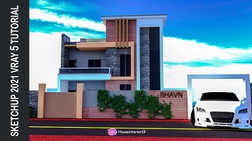 SKETCHUP IT | House Desing Sketchup Tutorial + V-Ray 5 Tutorial #Sketchup2021 #V-Ray5 #Sketchup