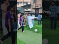 1 മില്യൻ തൂഫാൻ ഗോൾ പ്രോഗ്രാം ഉദ്ഘാടനം ചെയ്തു ഫുട്ബോൾ തട്ടി മന്ത്രി എൻ ഷംസുദ്ദീൻ