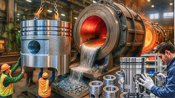 Amazing Production of Huge size Engine Piston are made