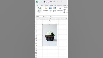 How to remove backgrounds from images in Excel #excel #exceltutorial #exceltips #shorts